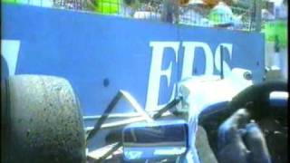 Australia95 Coulthard Crashes Into Pits [upl. by Francoise]