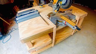 DIY Workbench With a SECRET [upl. by Lramaj]