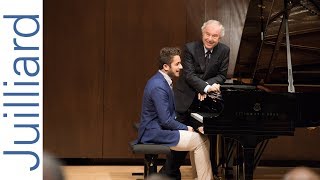 Christian De Luca JS Bachs Italian Concerto  Juilliard Sir András Schiff Piano Master Class [upl. by Rosenblum]