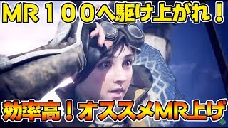 超高速MR上げ！100まで効率よくマスターランク上げるならこれだ！！【MHWIモンスターハンターワールドアイスボーン】 [upl. by Econah336]