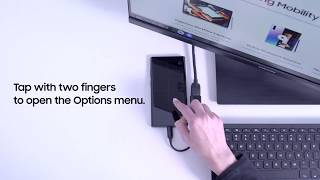 Samsung DeX Touchpad Tips and Tricks [upl. by Stegman]