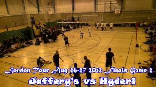 London Tour Aug 26 27 2012 Finals Jafferys vs Hydari [upl. by Aivan]