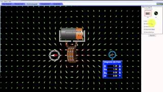 PHET Simulation Faradays Lab on the Electromagnet [upl. by Aneahs625]