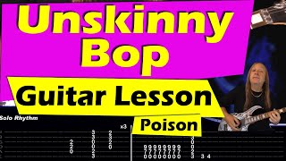 Unskinny Bop Guitar Lesson [upl. by Bedelia]