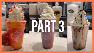 Making Starbucks drinks Part 3  Tiktok compilation [upl. by Salvucci297]