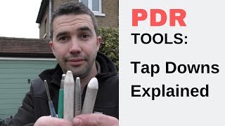 Paintless Dent Removal Tools PDR Tap Downs Explained [upl. by Hereld]