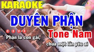 Karaoke Duyên Phận Tone Nam Nhạc Sống Cực Chuẩn 2020  Trọng Hiếu [upl. by Laris]