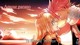 NIGHTCORE AMOUR PARANO LYRICS [upl. by Nlyak]