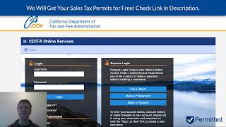 Unlocking Californias Sales Tax Permit Essential Steps [upl. by Nanyt]