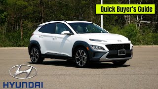 5 Things You Should Know About The 2022 Hyundai Kona  Quick Buyers Guide [upl. by Morly247]