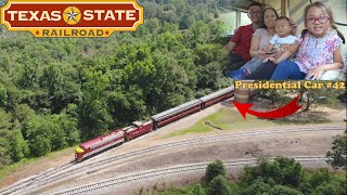 The Texas State Railroad Experience  Presidential Car 42 Full Tour  Palestine to Rusk Texas [upl. by Alphonsa672]