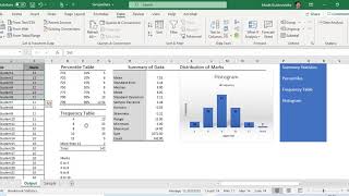 Statistics in Excel Tutorial 11 Descriptive Statistics using Microsoft Excel [upl. by Sculley]