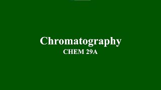 Chromatography [upl. by Nyloc103]