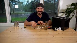 DIY CONVERTING 120V FIXTURE TO 12V  RV LIGHT FIXTURE  CAMPERVAN [upl. by Lenci]