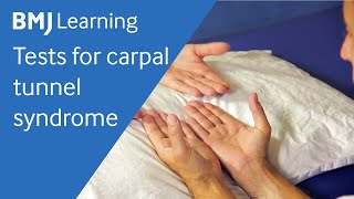 Tests for carpal tunnel syndrome  BMJ Learning [upl. by Rianna]