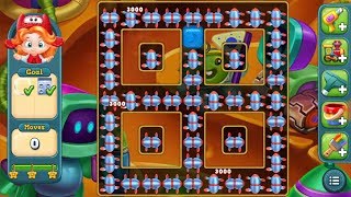 48 MOVES LEFT OVER SUBSCRIBE PLEASE  Toy Blast level 588 obstacles 45 bubbles and 4 metal bricks [upl. by Meuse]