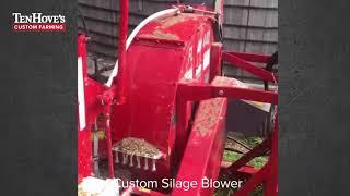 Custom Farming Field Line Custom Silage Blower [upl. by Lindbom]