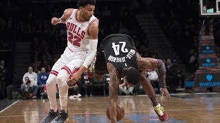 Otto Porter Bulls Debut Caris LeVert Returns 201819 NBA Season [upl. by Zailer566]