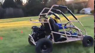 Coleman Powersports KT196C OffRoad Go Kart 196cc65HP [upl. by Aihsek]