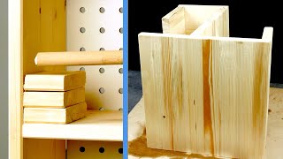 Top 10 Videos – Unbelievably Simple DIY Wood Projects [upl. by Elehcor]