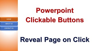 Powerpoint clickable buttons  Easy Powerpoint Tutorial and tips tricks [upl. by Paolo]