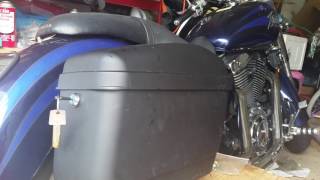 Mutazu hard motorcycle bags installation tips [upl. by Vel568]