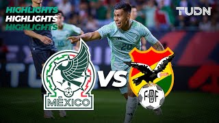 HIGHLIGHTS  México vs Bolivia  Amistoso Internacional  TUDN [upl. by Ehrman]