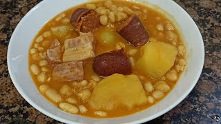 POTAJE DE HABICHUELAS Y GARBANZOS CON CHORIZO [upl. by Duleba]