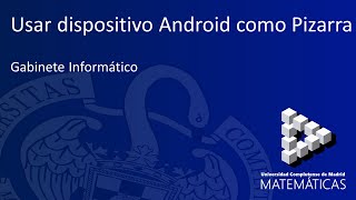 Usar dispositivo Android como pizarra digital [upl. by Volpe]