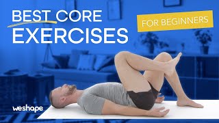 4 Best core exercises for beginners [upl. by Orabla]