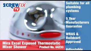 Screwfix Mira Excel Exposed Thermostatic Mixer Shower [upl. by Ramel88]