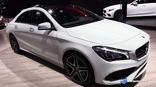 2018 Mercedes Benz CLA Class CLA 250 4Matic  Exterior and Interior Walkaround  2017 LA Auto Show [upl. by Jennette]