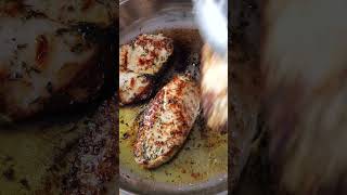 Creamy mushroom chicken  ASMR [upl. by Annaes]