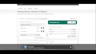 Emailing payslips in Sage One Payroll [upl. by Aropizt]