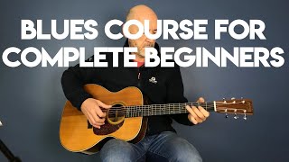 How to play Acoustic Blues Guitar  Beginners Lesson Part 1 [upl. by Eojyllib]