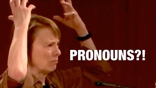 Camille Paglia is asked about Jordan Peterson amp the gender pronoun controversy [upl. by Lynett]