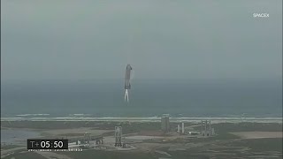 SpaceX Starship successful launch landing [upl. by Eicam]