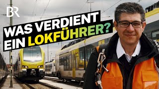 Kindheitstraum Lokführer Das verdient Jörg als Triebfahrzeugführer  Lohnt sich das  BR [upl. by Padgett]