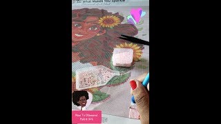 How to Diamond Paint 101 For Beginners Square Canvas Used [upl. by Rochemont39]