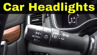 How To Operate Car Headlights In 2 MinutesDriving Lesson [upl. by Crellen]