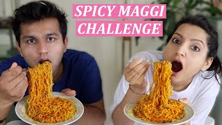 SPICY MAGGI CHALLENGE  Maggi Eating Competition  AnanasChallenge  Laughing Ananas [upl. by Etnaid880]