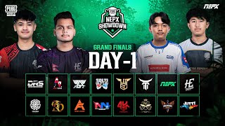 PUBG Mobile NEPX Showdown  Grand Finals Day 1 [upl. by Noicnecsa]