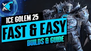 EASY ICE GOLEM 25 SPEED RUN  Champion Builds amp Guide  RAID Shadow Legends [upl. by Hsirahc]