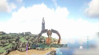 ARK Ragnarok Lava Golem entrance and route read description [upl. by Esmaria]