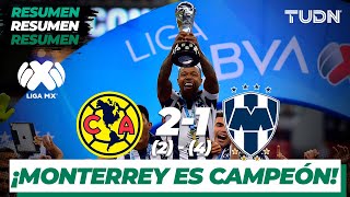 Resumen y goles  America 2 2  4 1 Monterrey  Final Vuelta  Liga MX AP 19  TUDN [upl. by Alleyne775]