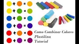 Como combinar colores con plastilina [upl. by Jet362]