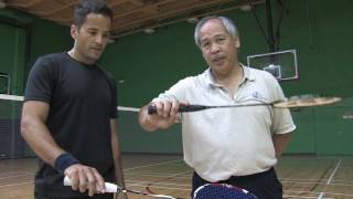 Badminton Tips  How to Hold a Badminton Racket [upl. by Teddy]