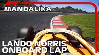 F1 2021 Mandalika International Circuit  Lando Norris Onboard  Assetto Corsa [upl. by Eenram]