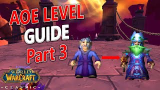 WoW Classic  How to AOE Level a Mage FAST Alliance 2232 [upl. by Atikahs]