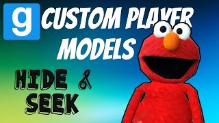 HIDE amp SEEK CUSTOM PLAYER MODELS  Garrys Mod [upl. by Inalan]